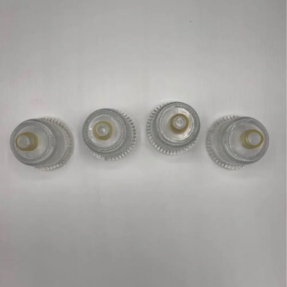 Vintage Homco Traditions 1193 Clear Glass Peg Votive Cups Set of 4 Sconce